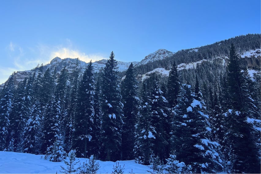 Hyalite Canyon in Bozeman.