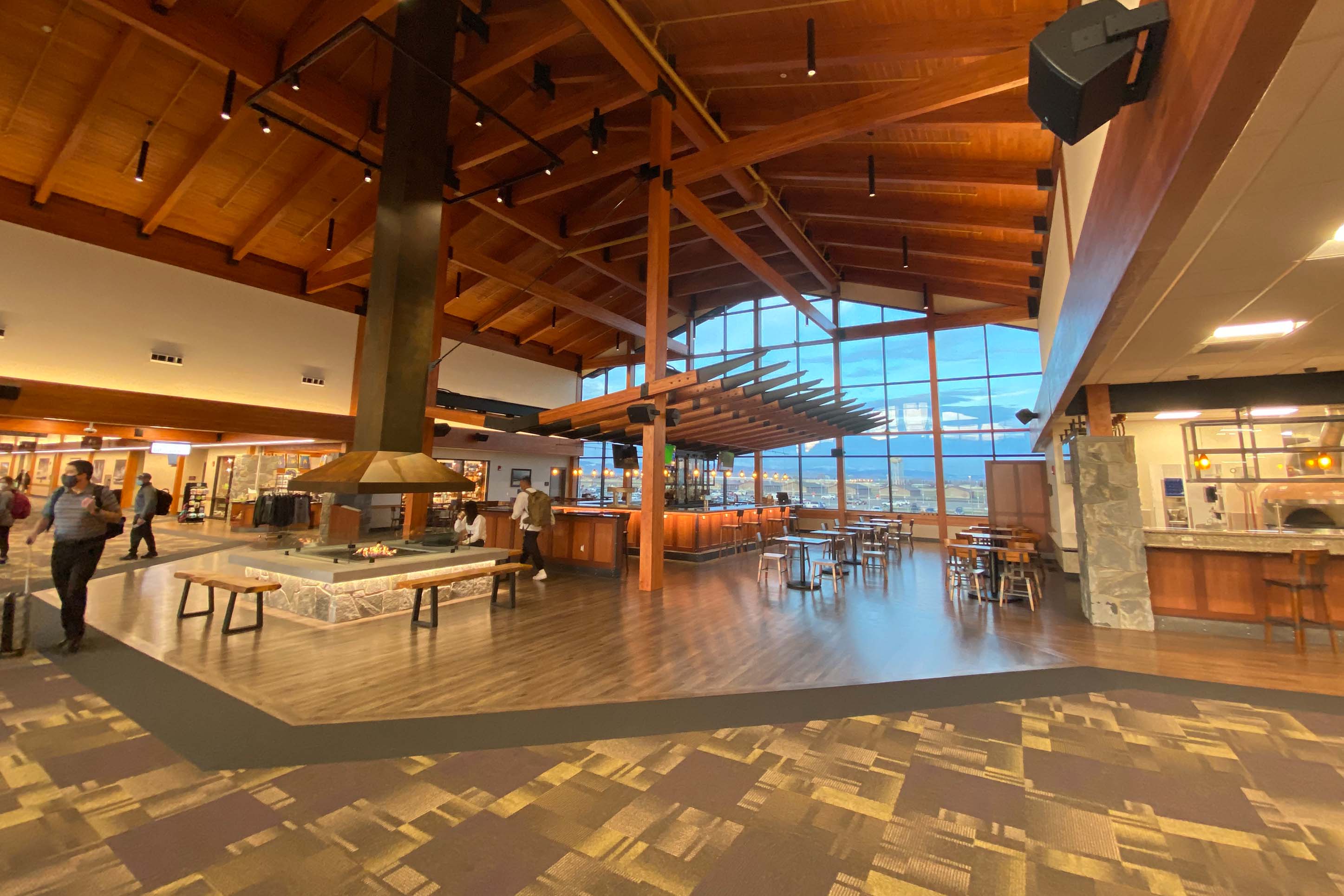 Interior photo of Bozeman Yellowstone International Airport