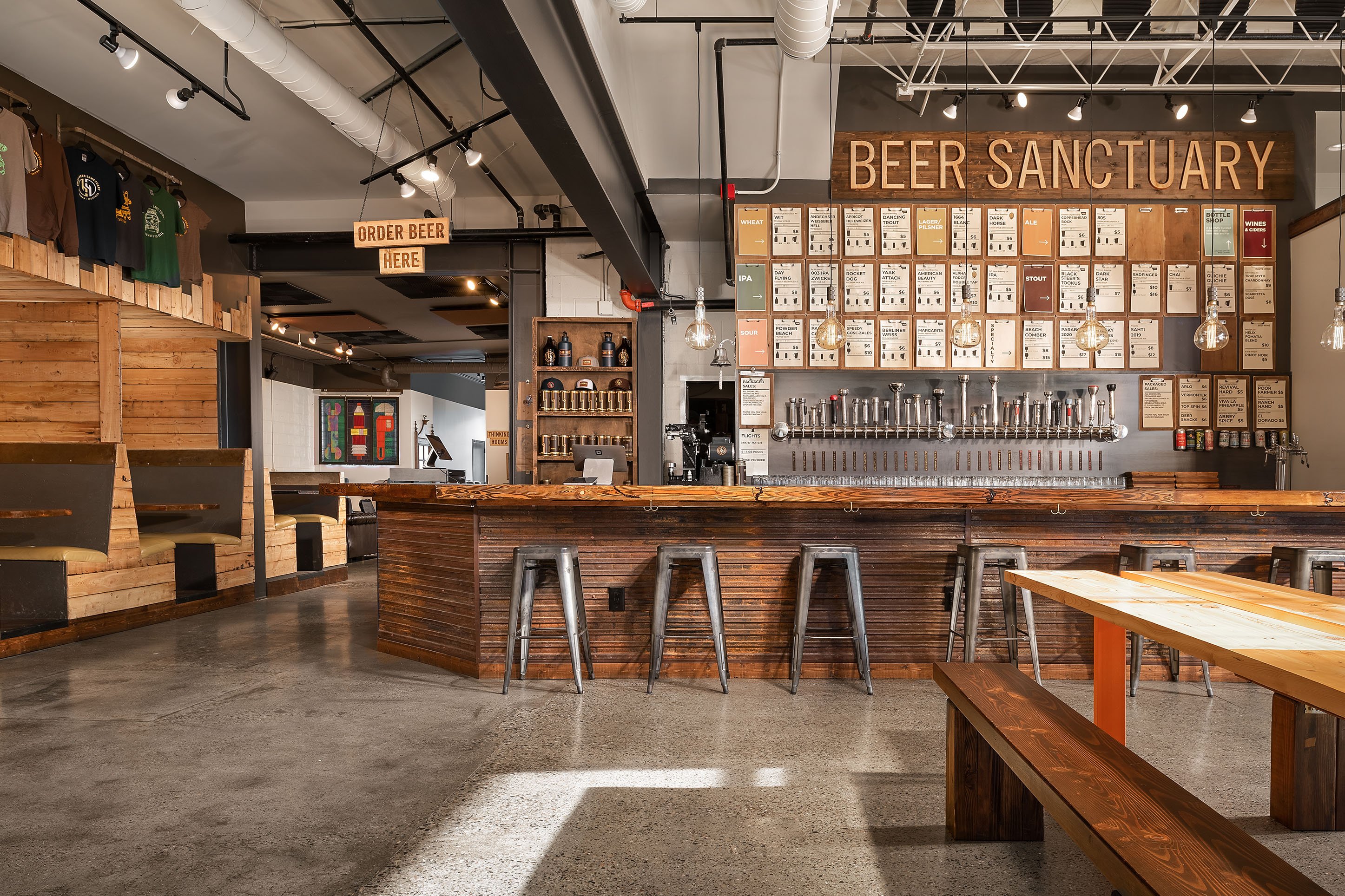 SHINE beer sanctuary, Bozeman