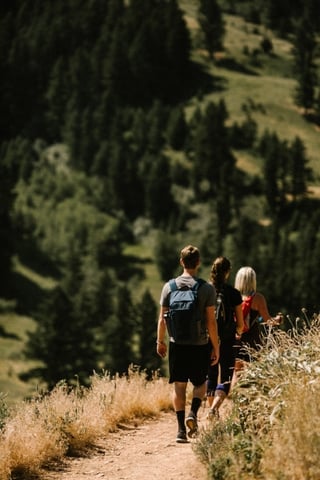 Hiking Drinking Horse Trail in Bozeman