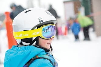 Kids Skiing at Bridger Bowl in Bozeman, Montana Kids Skiing at Bridger Bowl in Bozeman, Montana