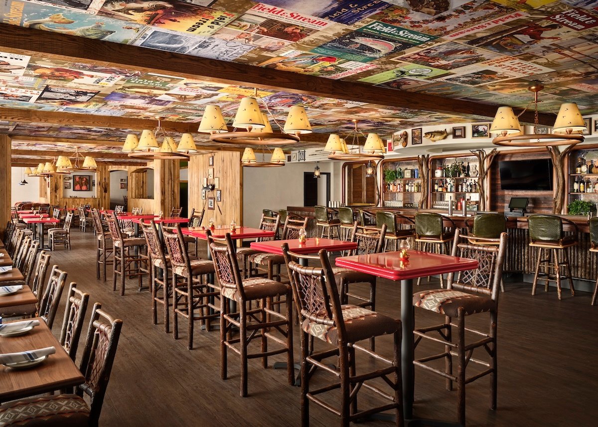 Dry Fly Saloon's interior.