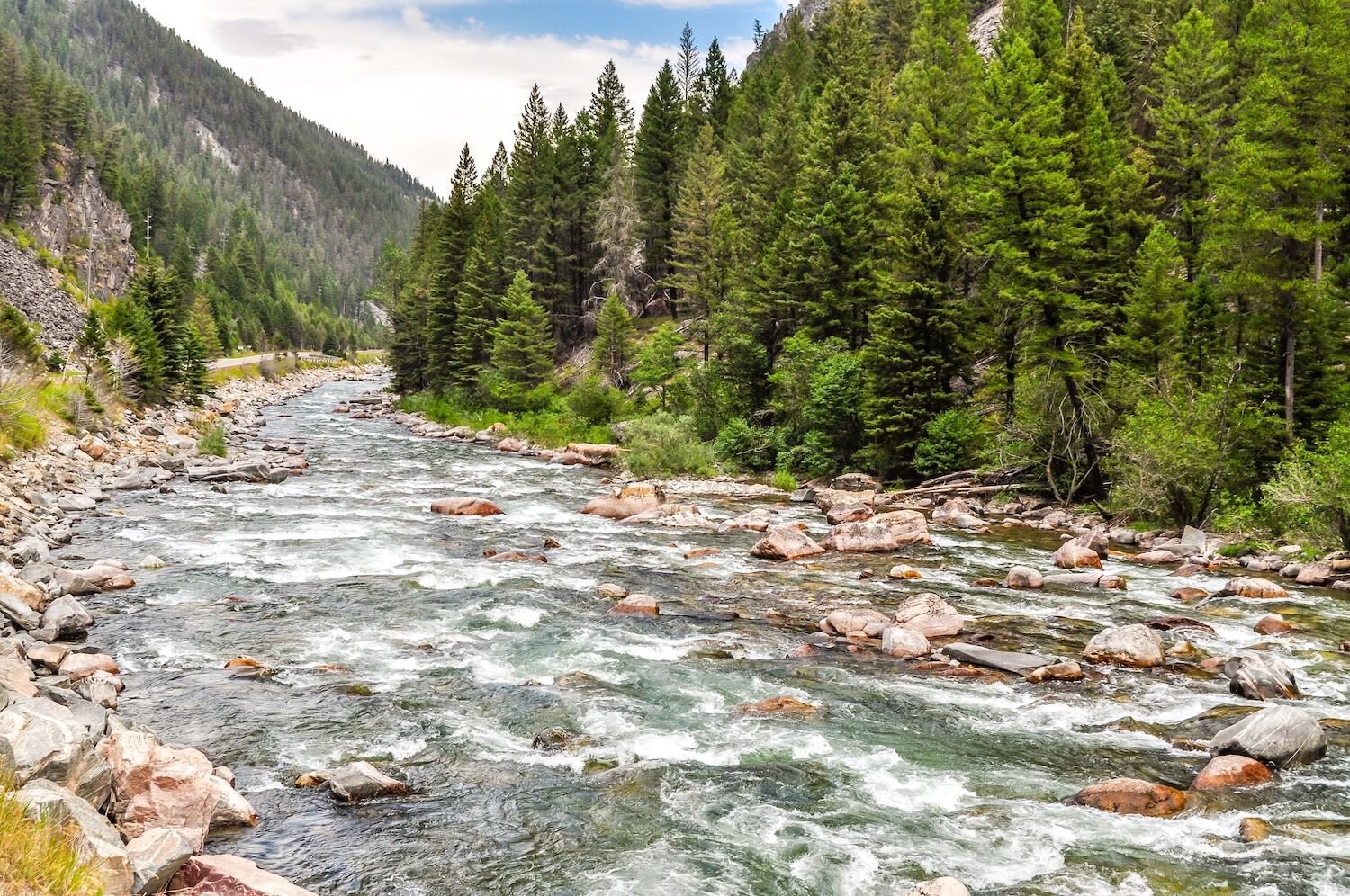 Gallatin River Near Bozeman, Montana