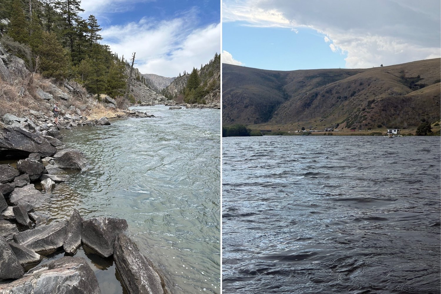 Madison River in Bozeman, Montana.