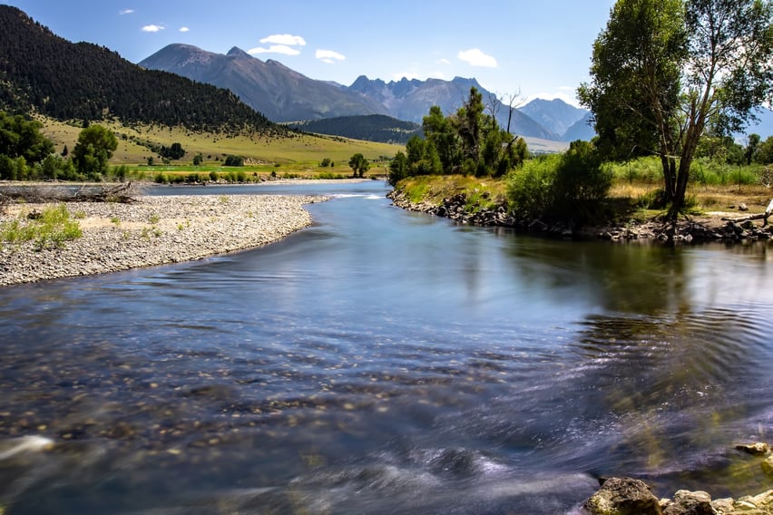 Yellowstone River in Paradise Valley