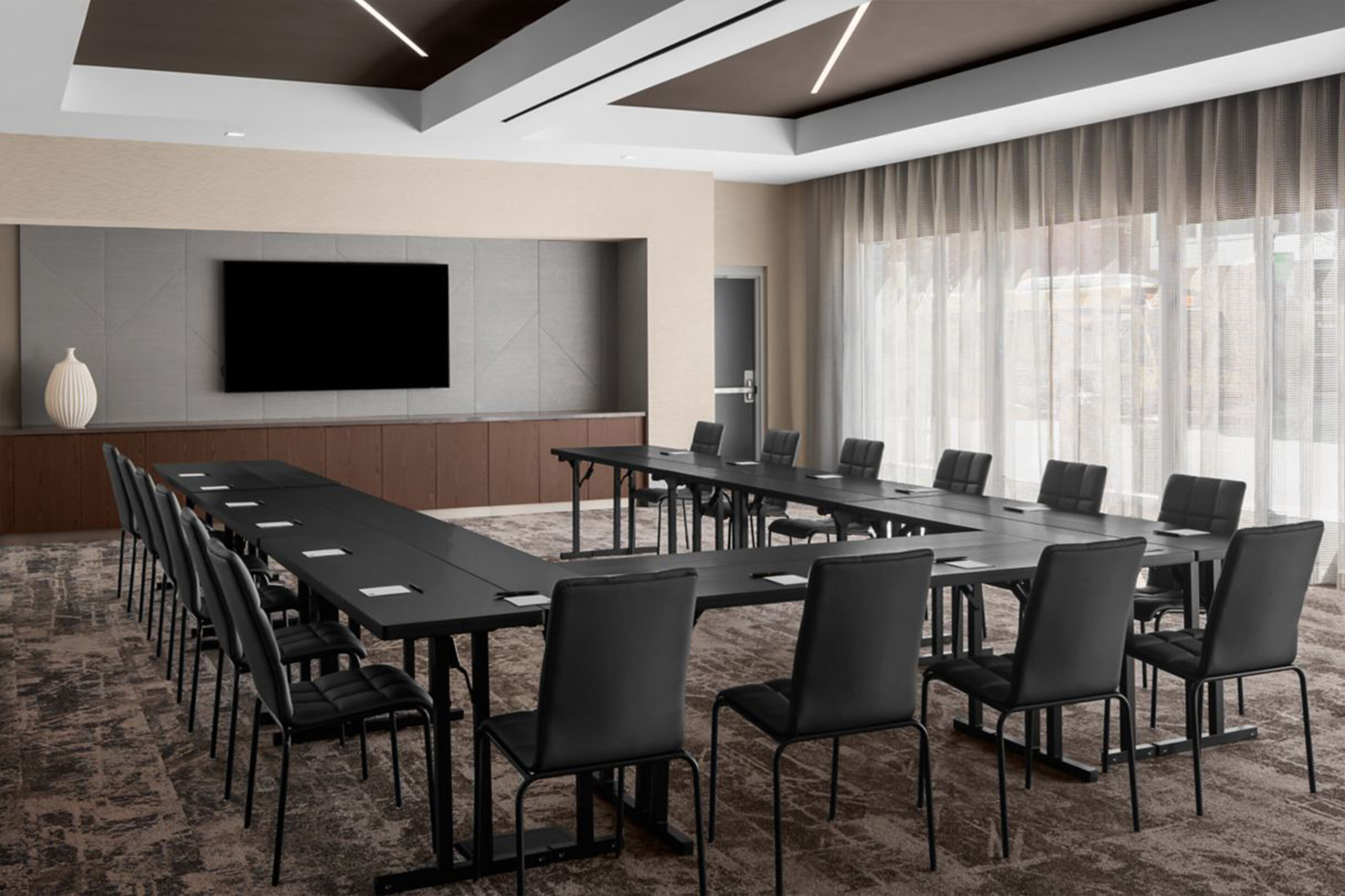Image of a hotel meeting room. 