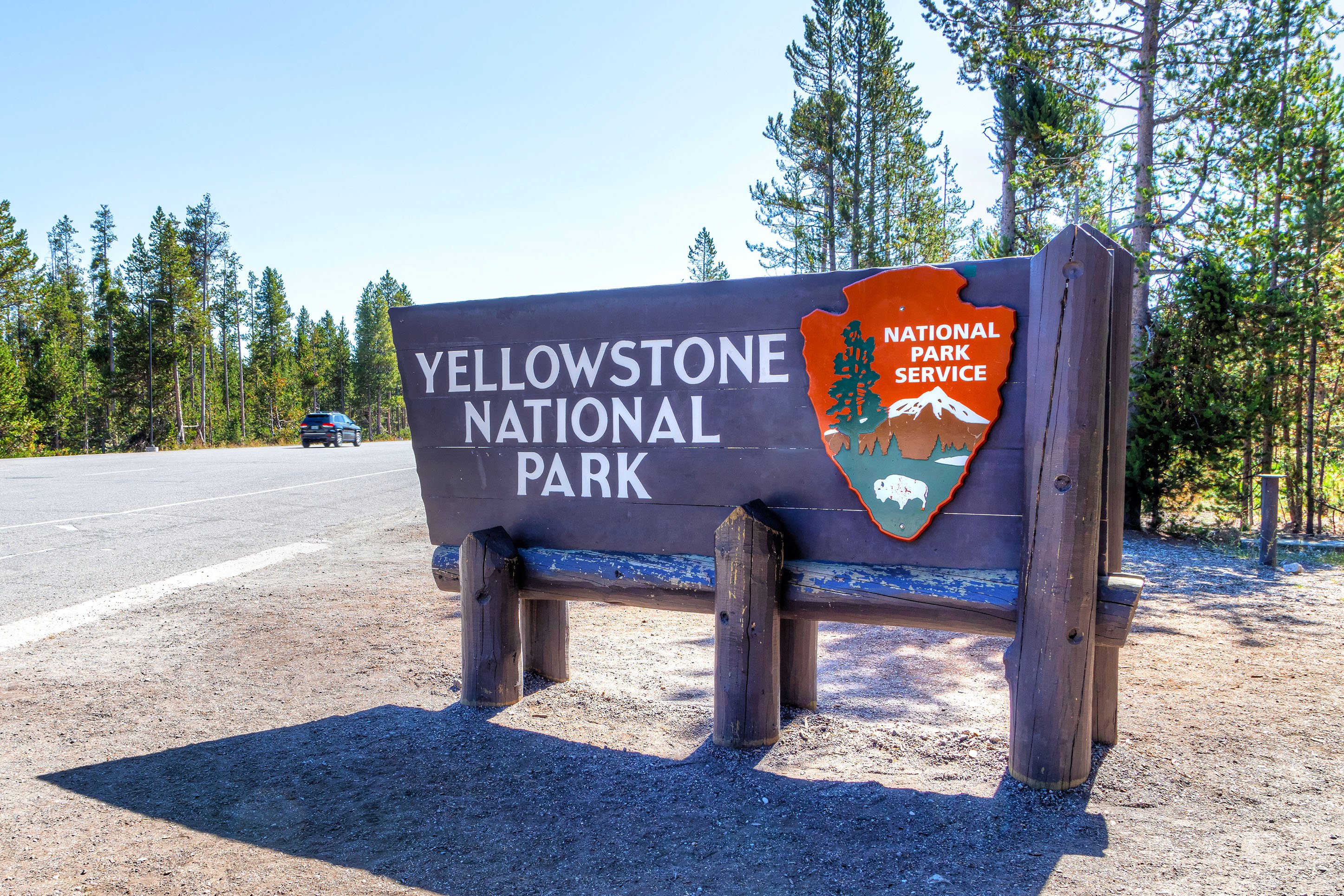 Entrance to Yellowstone National Park