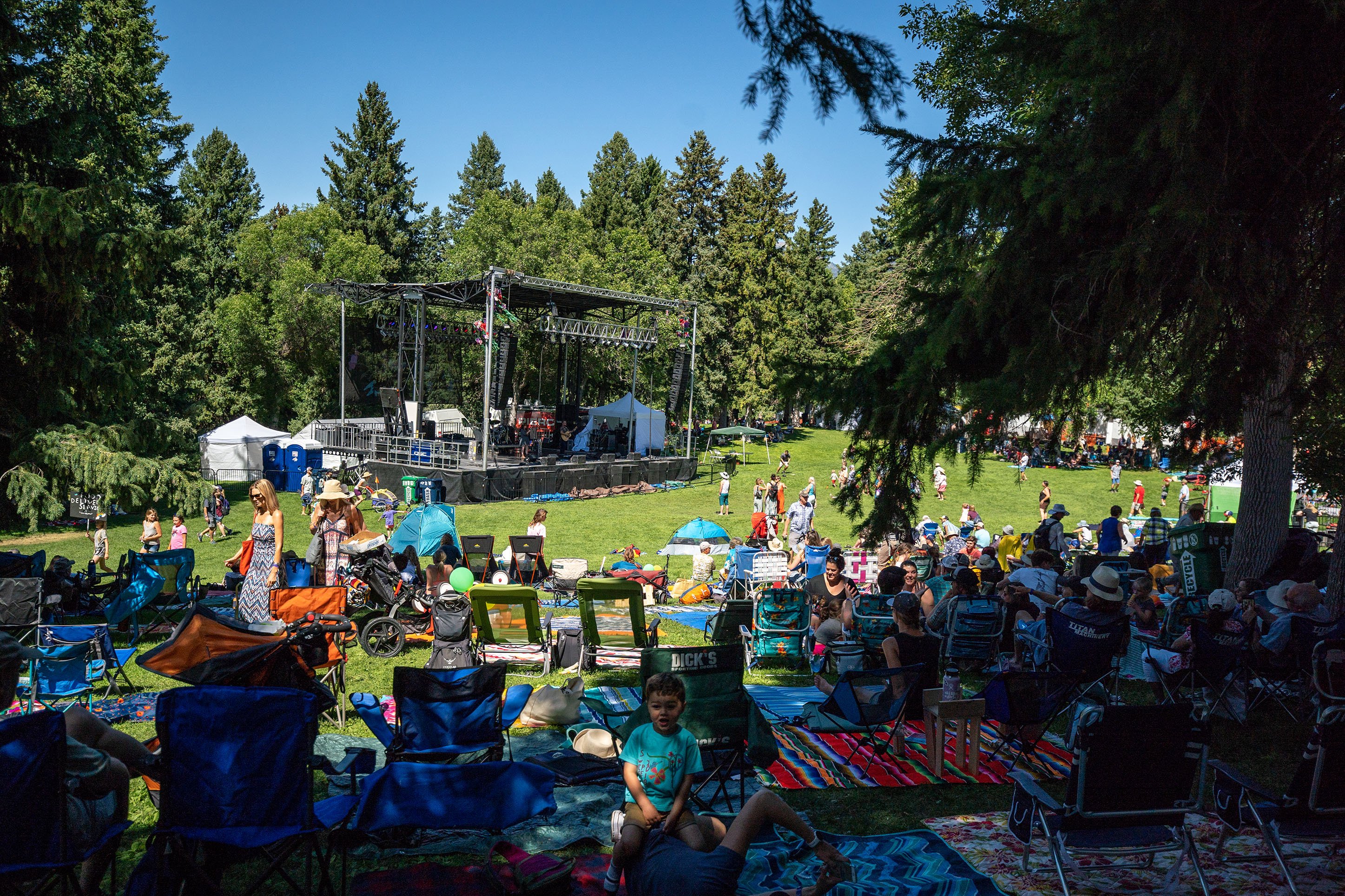 photo of Sweet Pea festival concert