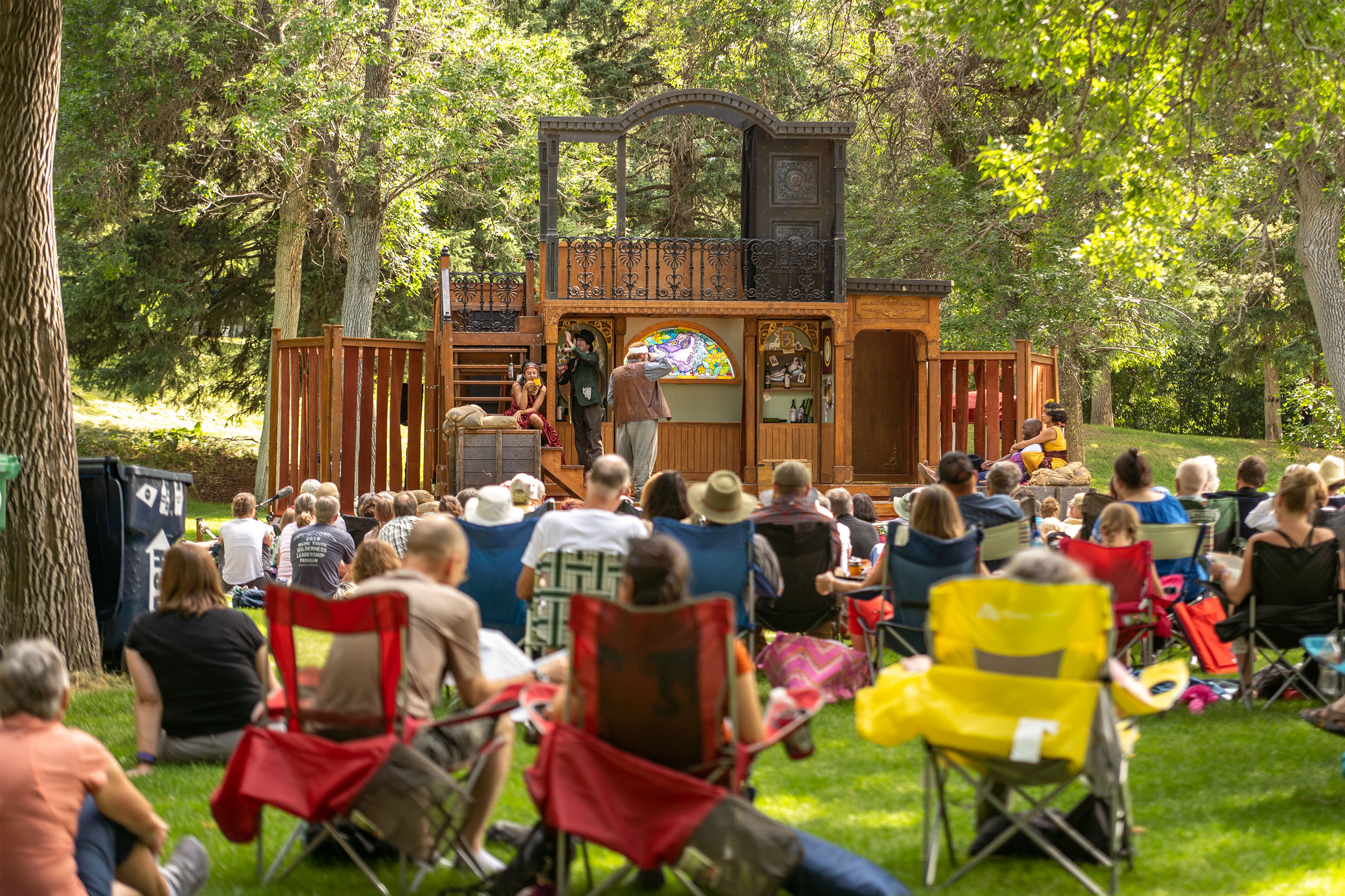 Photo of a crowd at Montana Shakespeare in the Parks