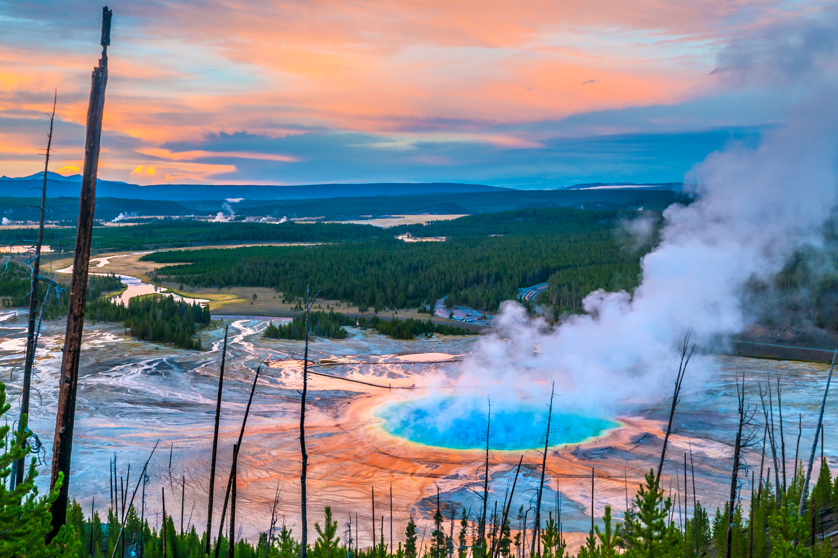 Grand Prismatic Spring, Yellowstone National Park